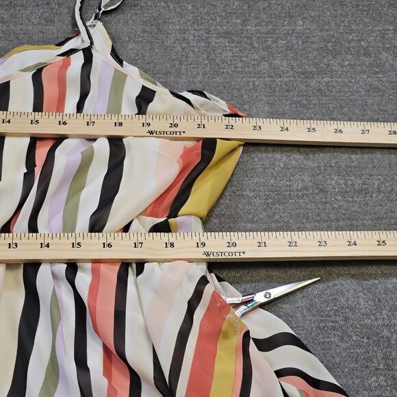 Torrid Top Womens 3X Lot Of 2 Striped Spaghetti Straps Flowy Boho Lined Babydoll - Picture 8 of 16